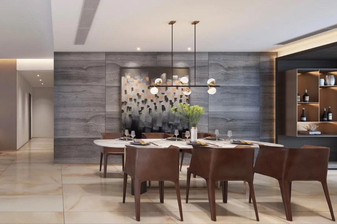 珠海室內設計馬思| 337m2大平層，輕奢的高級質感